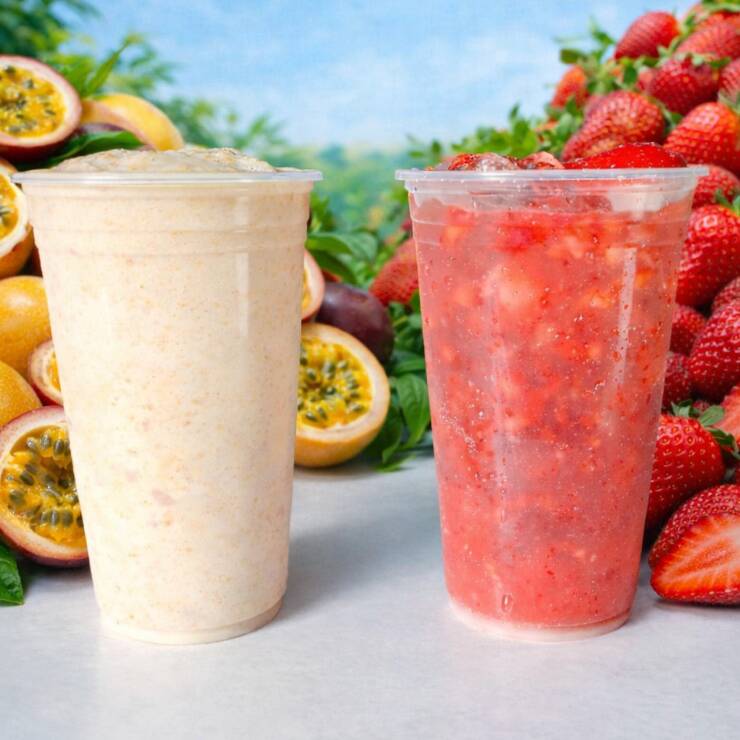 4 drinks de 400ml pra curtir sem gastar muito! 🍹 ➡️ 2 Caipirinhas 400ml ➡️ 2 Batidas 400ml Bem gelado, feito na hora e ideal pra dividir com a galera 😎