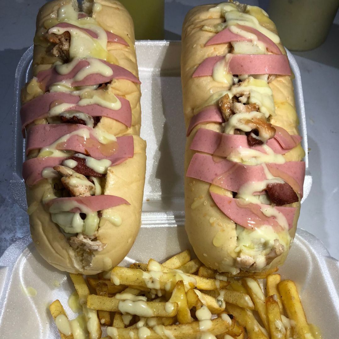 2 Perros Bulldog combinados + papás