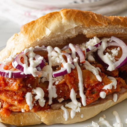 Torta de Chilaquiles