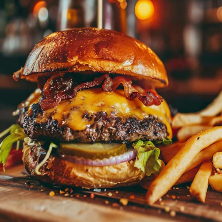 Hamburguesa Suprema + Refresco