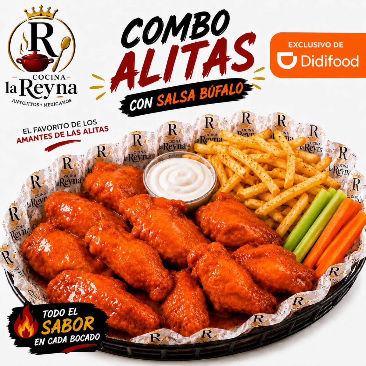 Combo Alitas Búfalo 450g