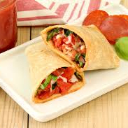 Tortilha crocante,peperony,mussarela,pico de gallo,alface americano,toque de Catupiry