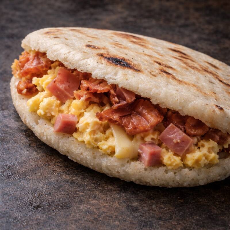 Arepa especial huevo
