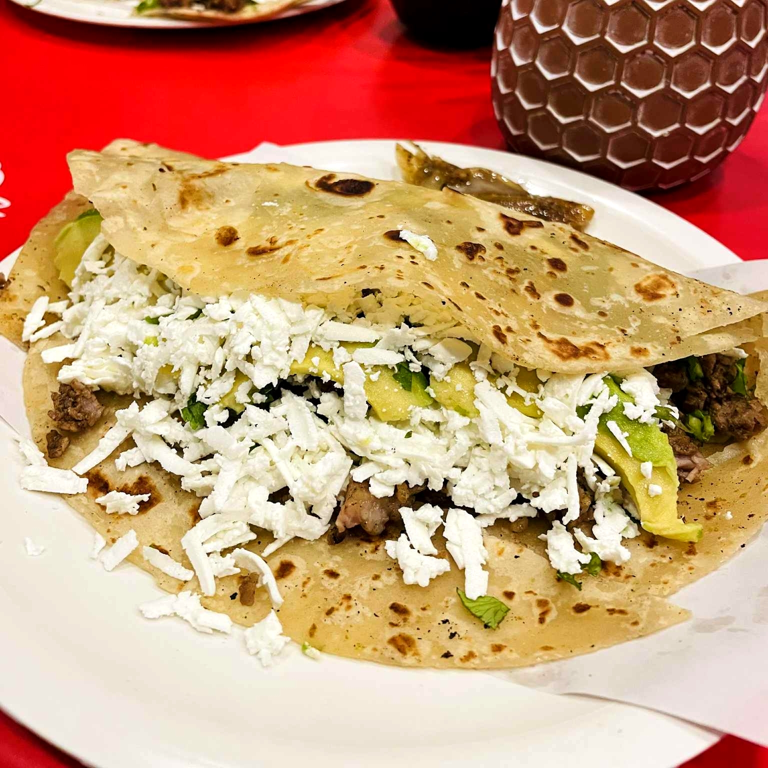 Tortilla de Harina de Bistec