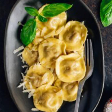 Ravioli a Los 5 Quesos
