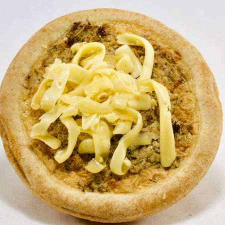 Quiché de brócoli.
