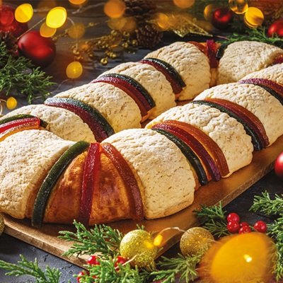 Rosca de Reyes Tradicional (Entera)