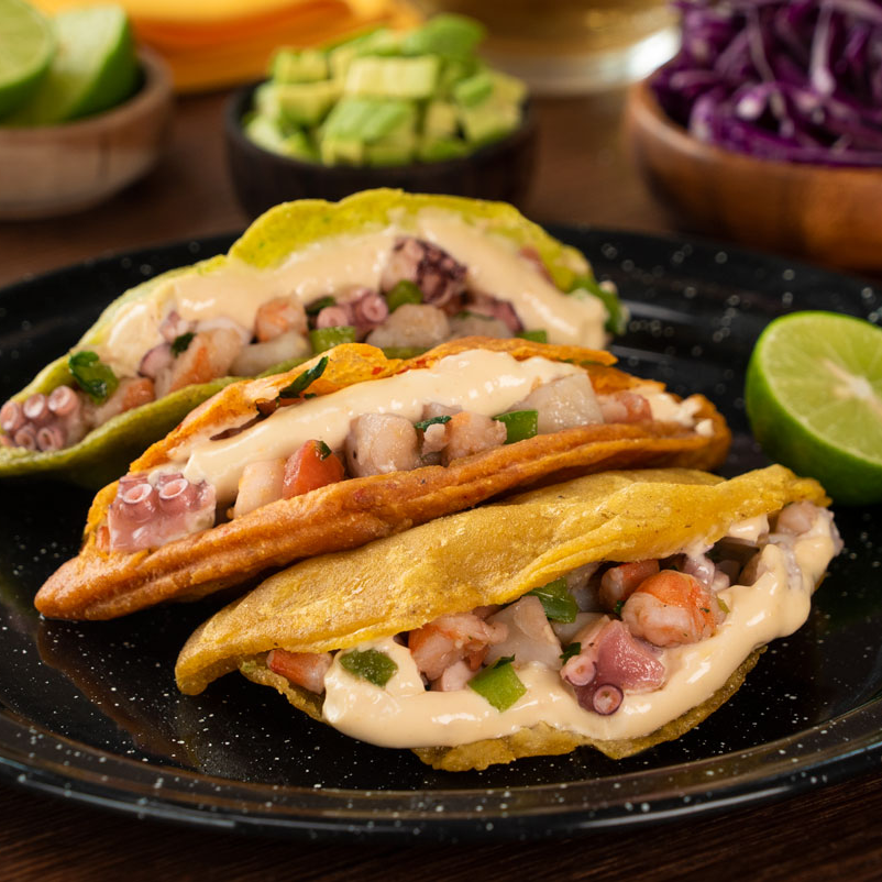 Quesadilla Pulpo de Maíz
