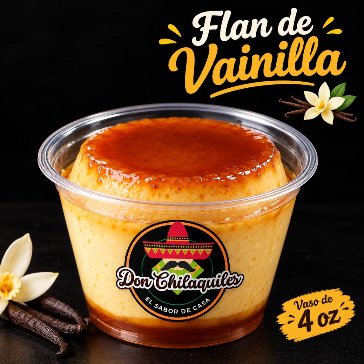 Flan de 4 Oz