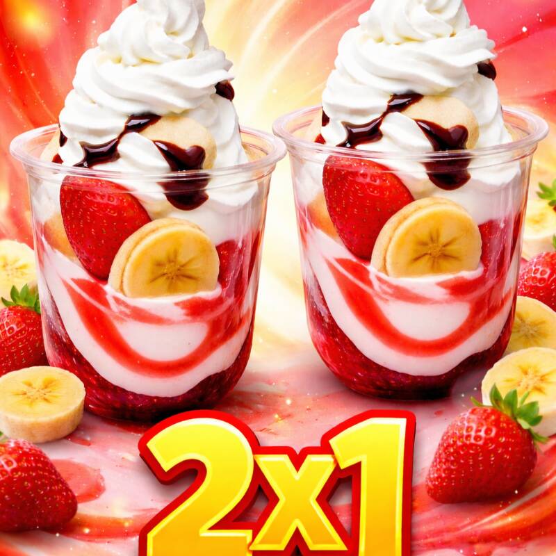 2x1 gelato frutal