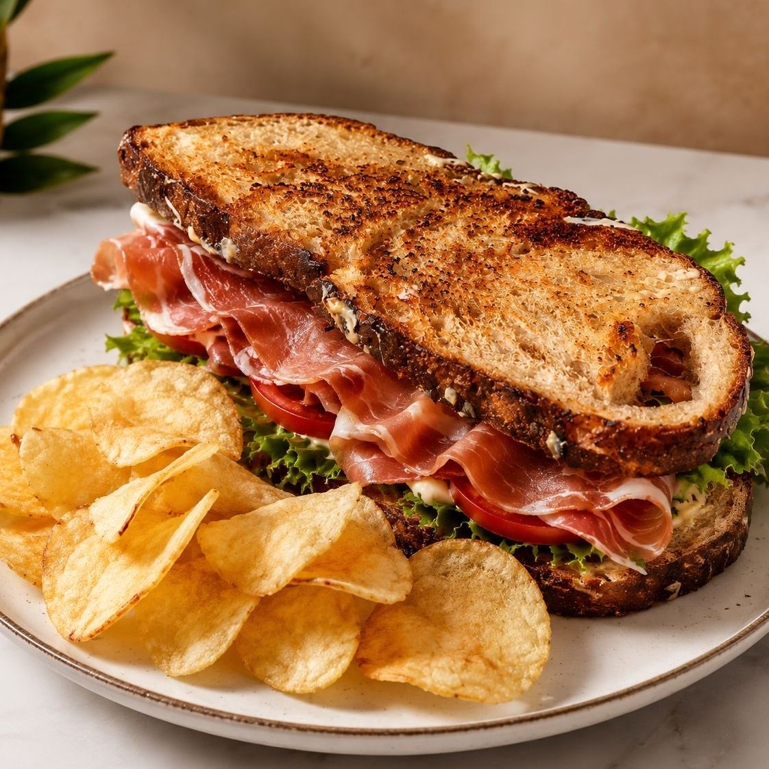 Sándwich Jamón Serrano