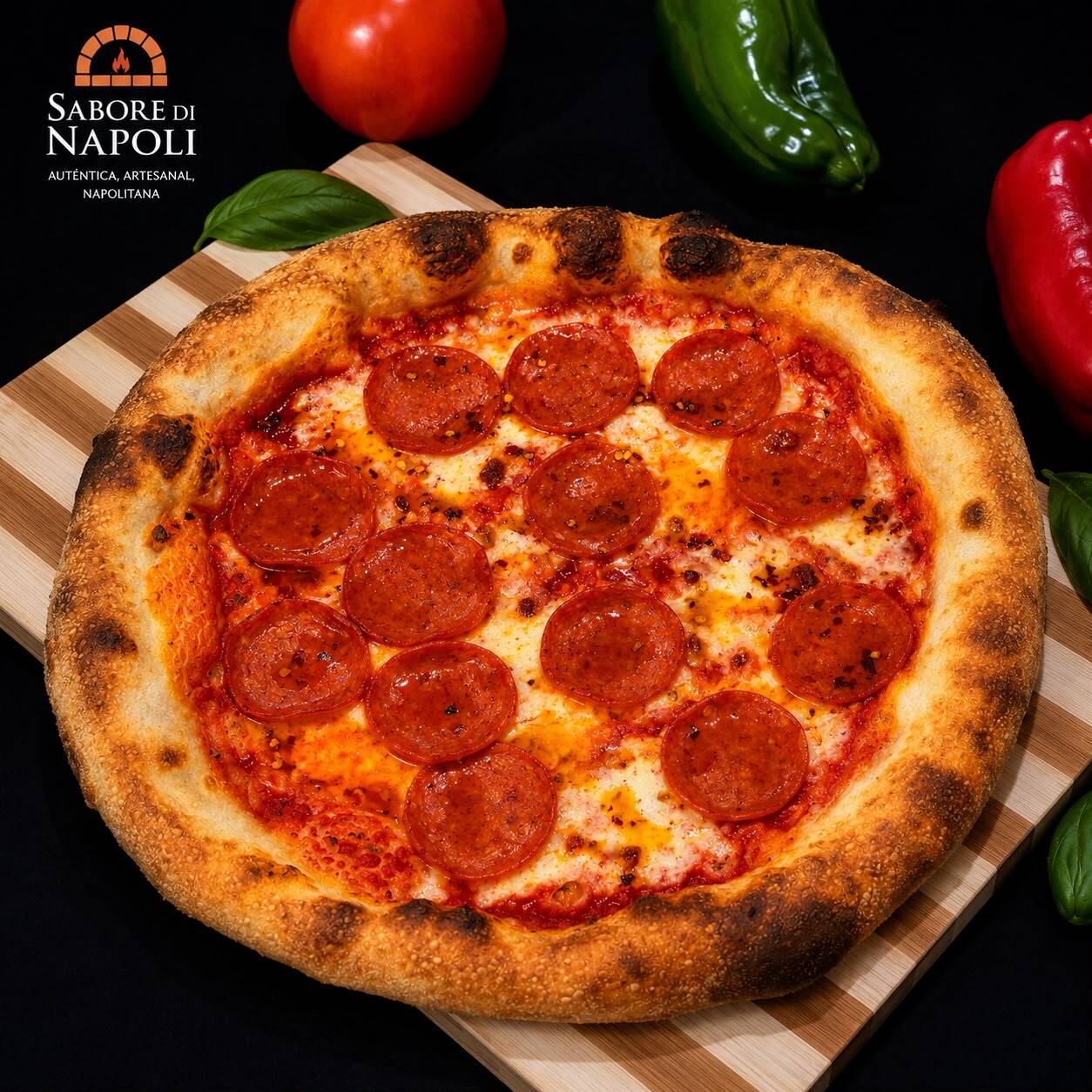Pizza dolce inferno (picante medio)