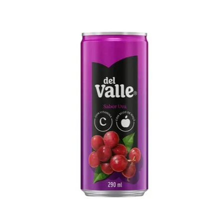 Suco de uva Del Valle lata 290 ml
