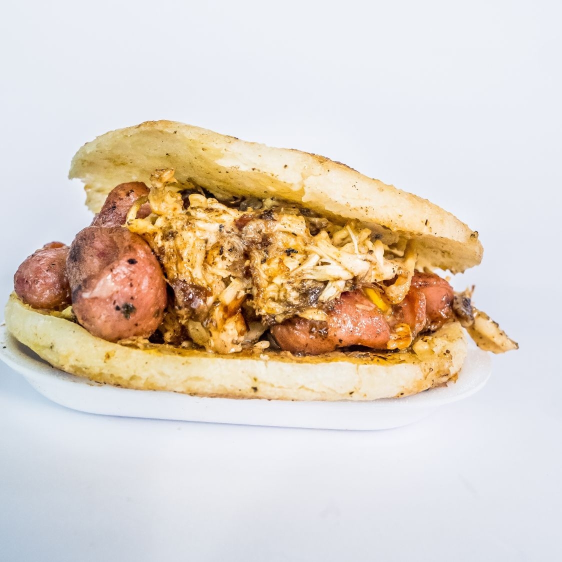 Arepa Mixta Butifarra