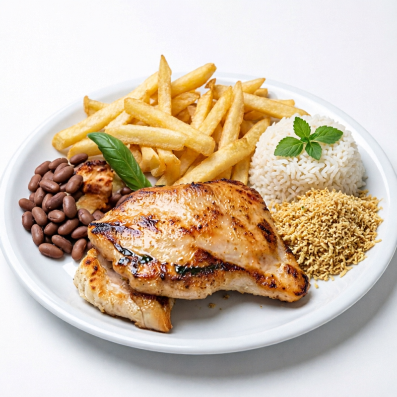 ARROZ, FEIJÃO E FAROFA