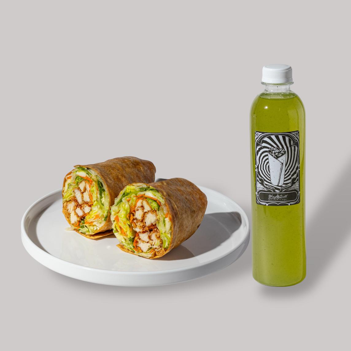 wrap + bebida
