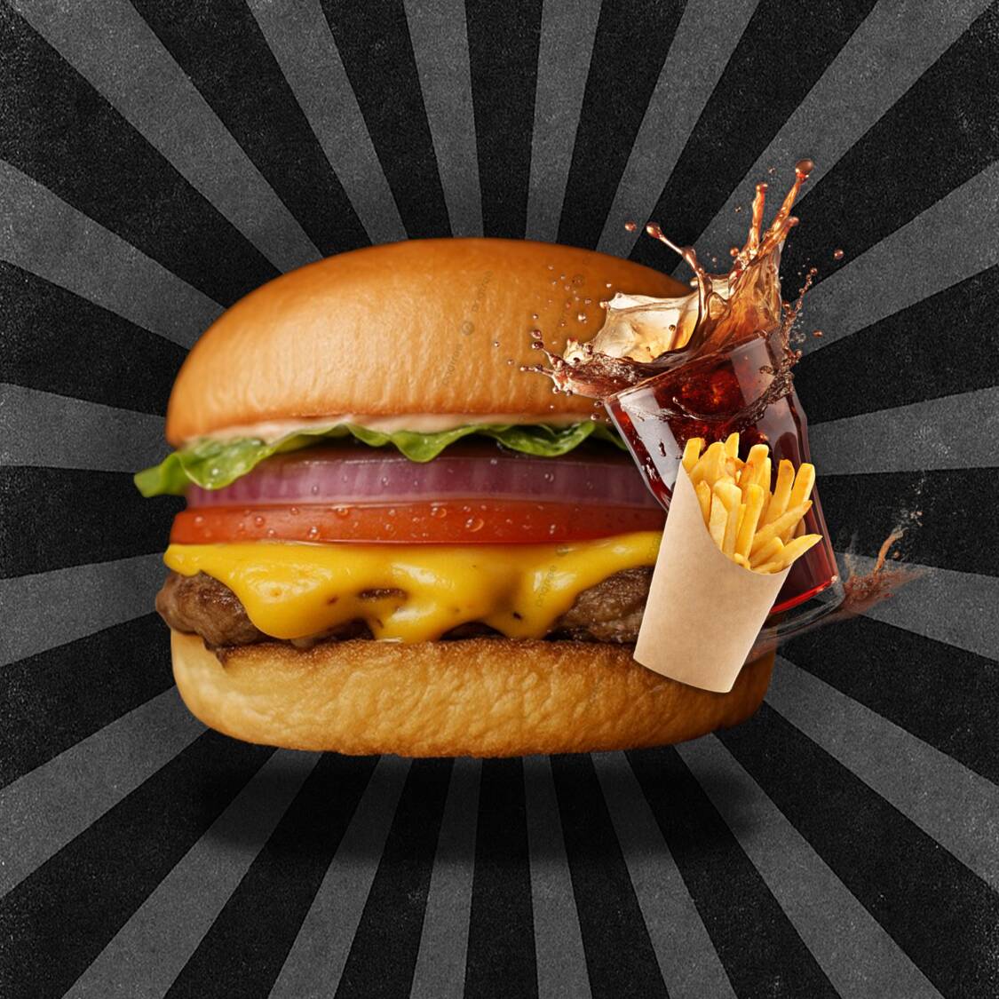 Combo Cheeseburger $15.000