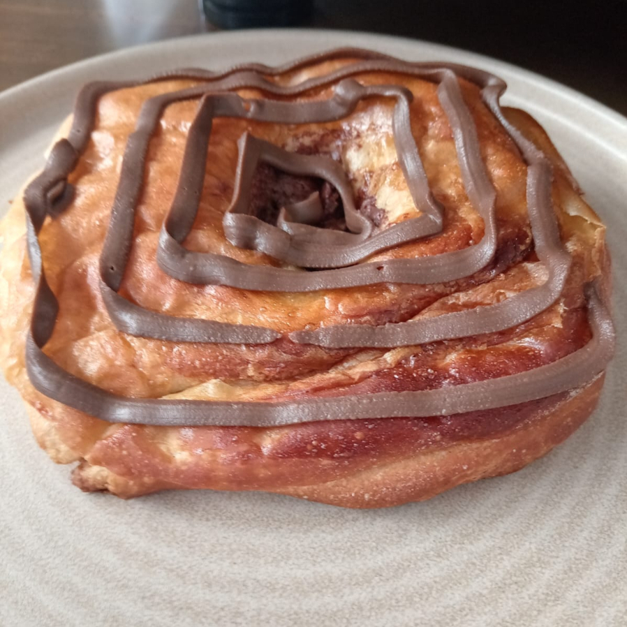 Cruffin de nutella