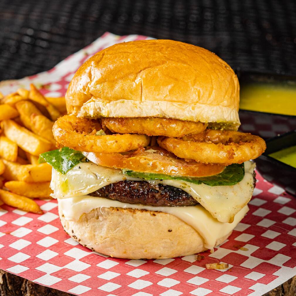 Hambuguesa Onion Cheese