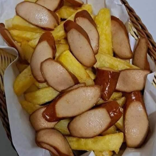 Salchipapa Con Hot Dog Frankfurter