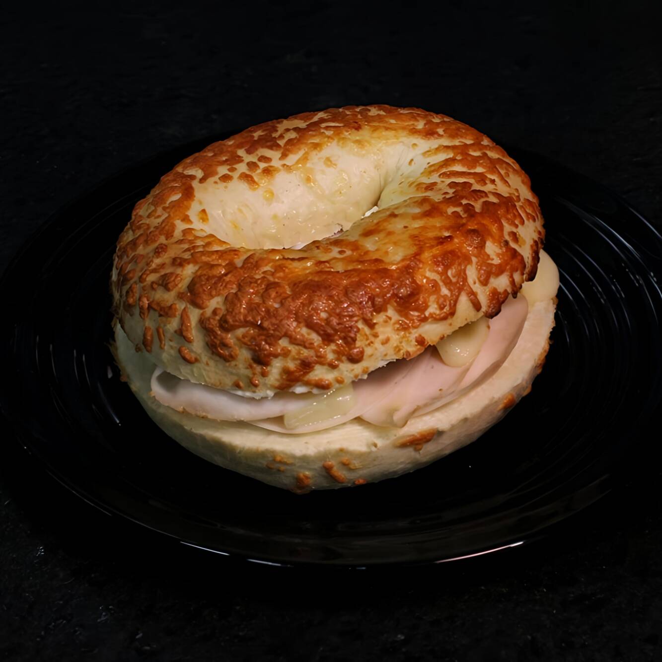 Bagel Jamón y Queso