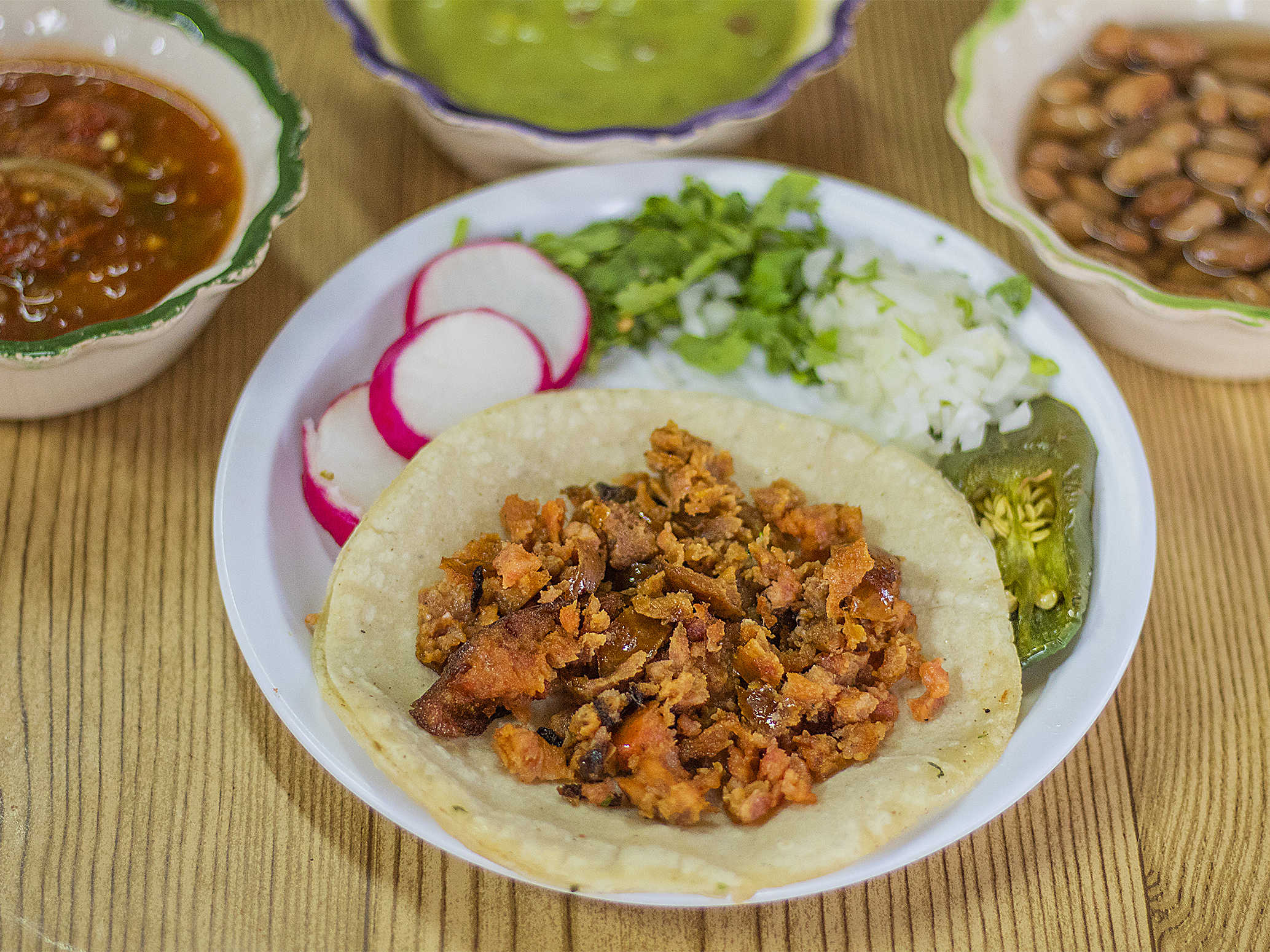 Taco de Chorizo