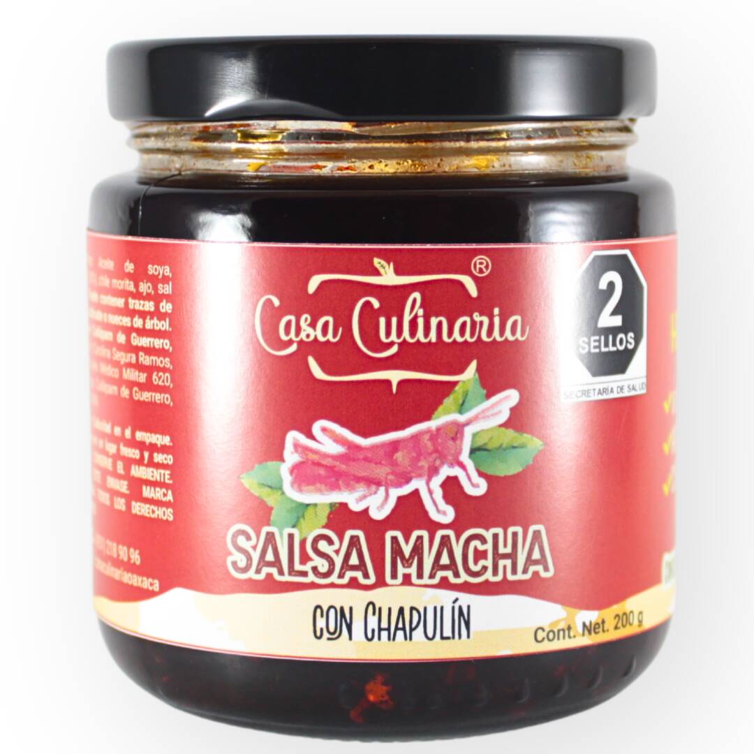 Salsa Macha con Chapulín 200g