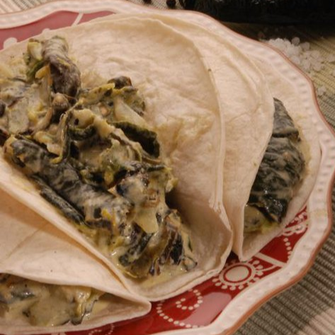 Taco de Rajas Poblanas