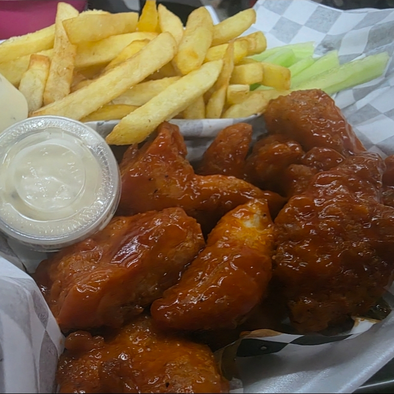 Boneless Bbq Hot Con Papas