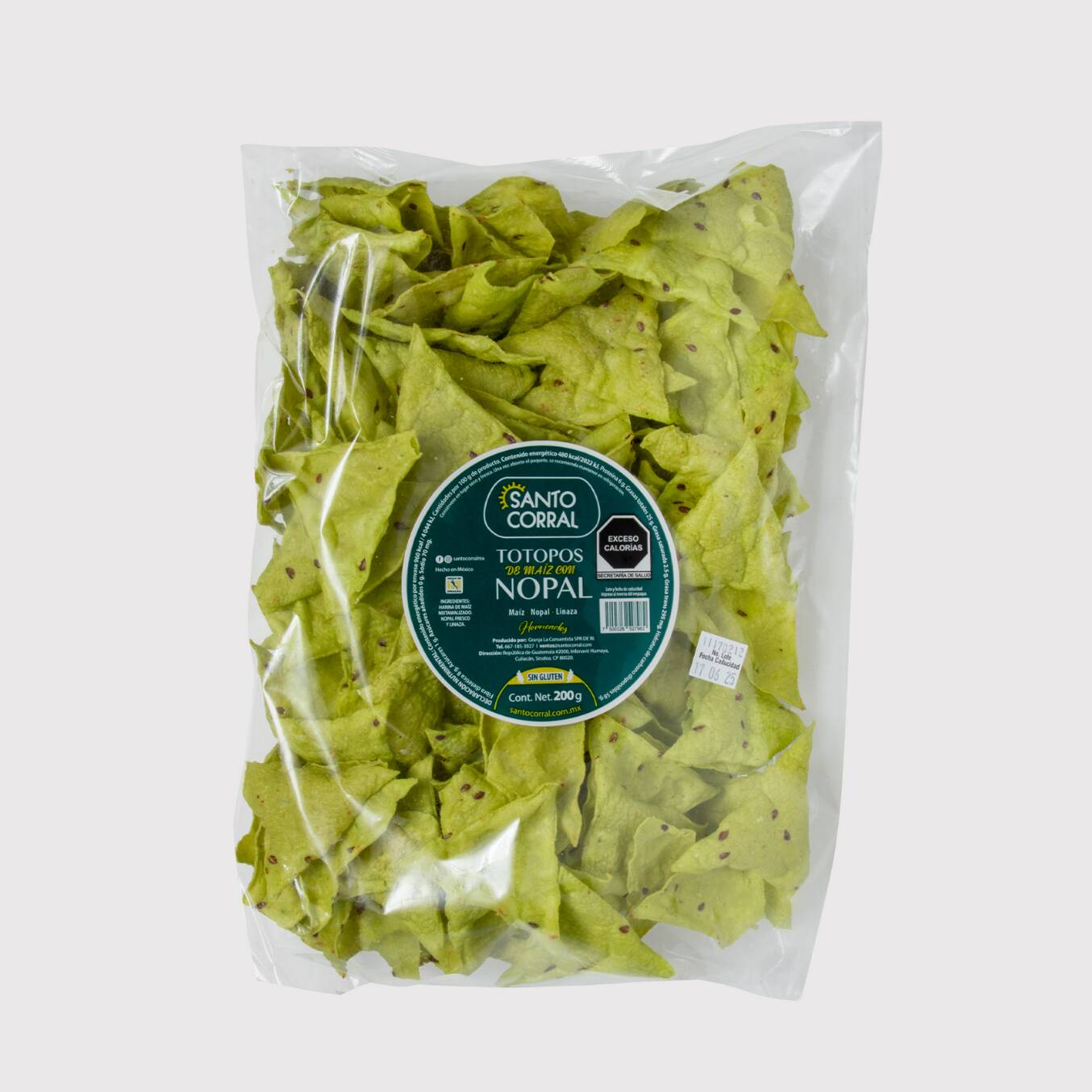 Totopos de Nopal