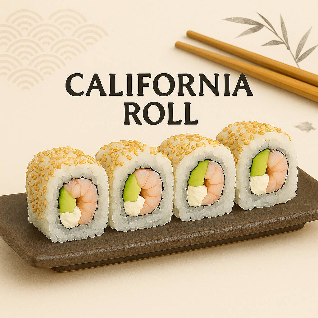 California Roll 8 Piezas y Refresco