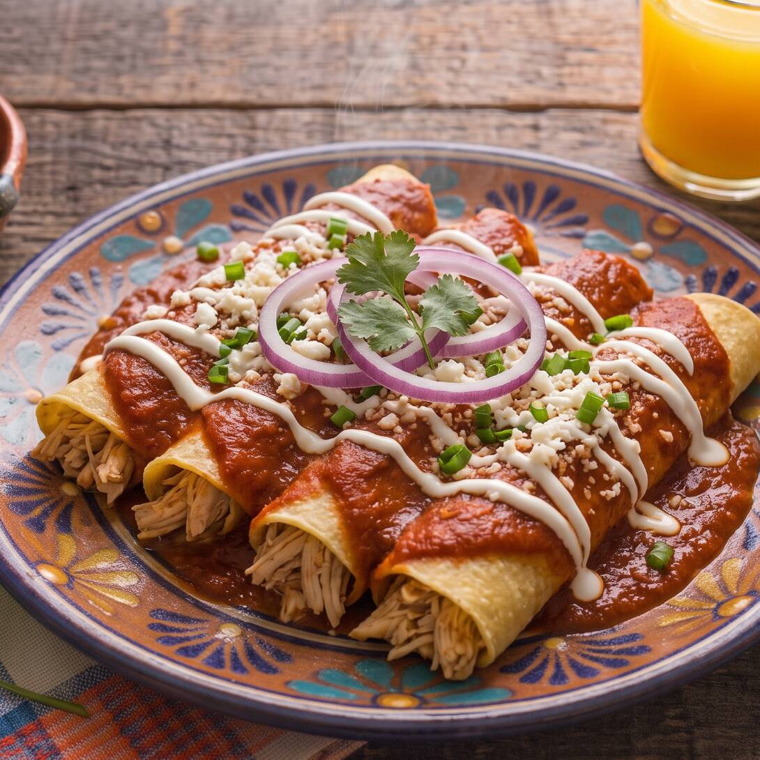 Enchiladas Rellenas 4 Piezas