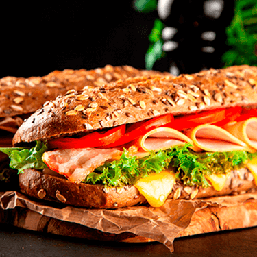 PANINI DE JAMON SERRANO Y PAPAS GAJO
