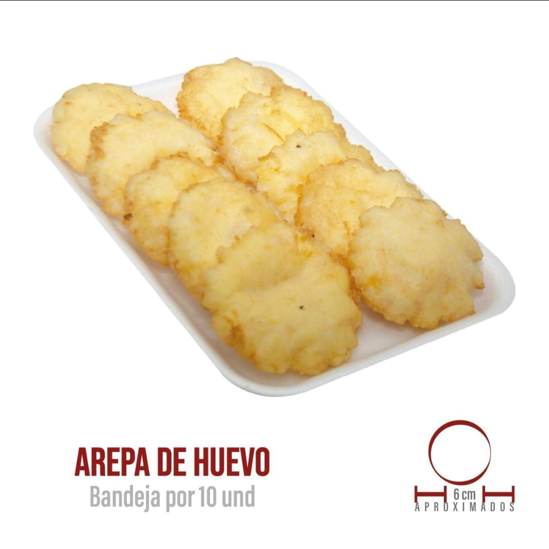 AREPITAS DE HUEVO X 10