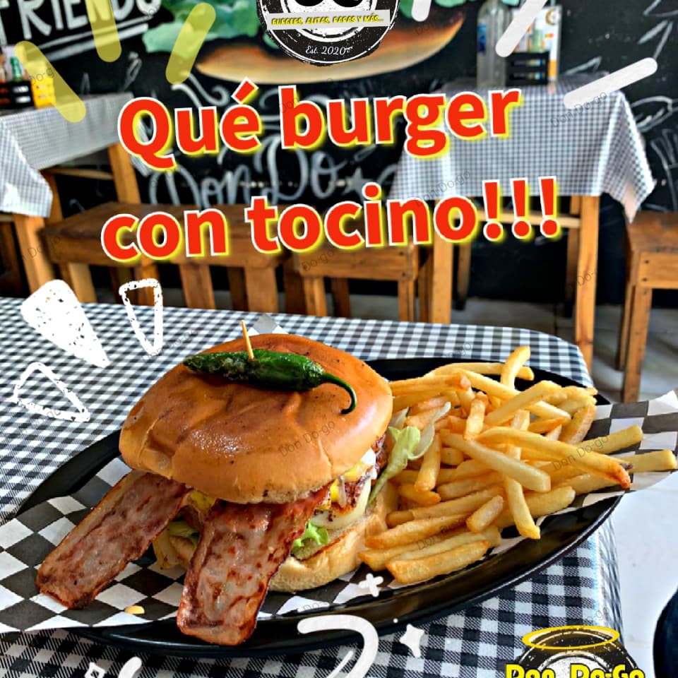 Qué Burger con Tocino