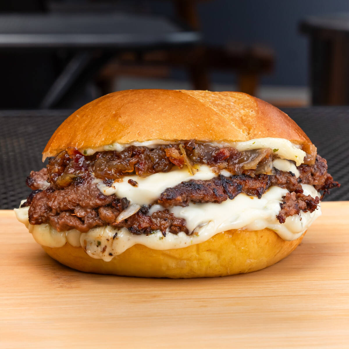 Burger Oklahoma con Papas