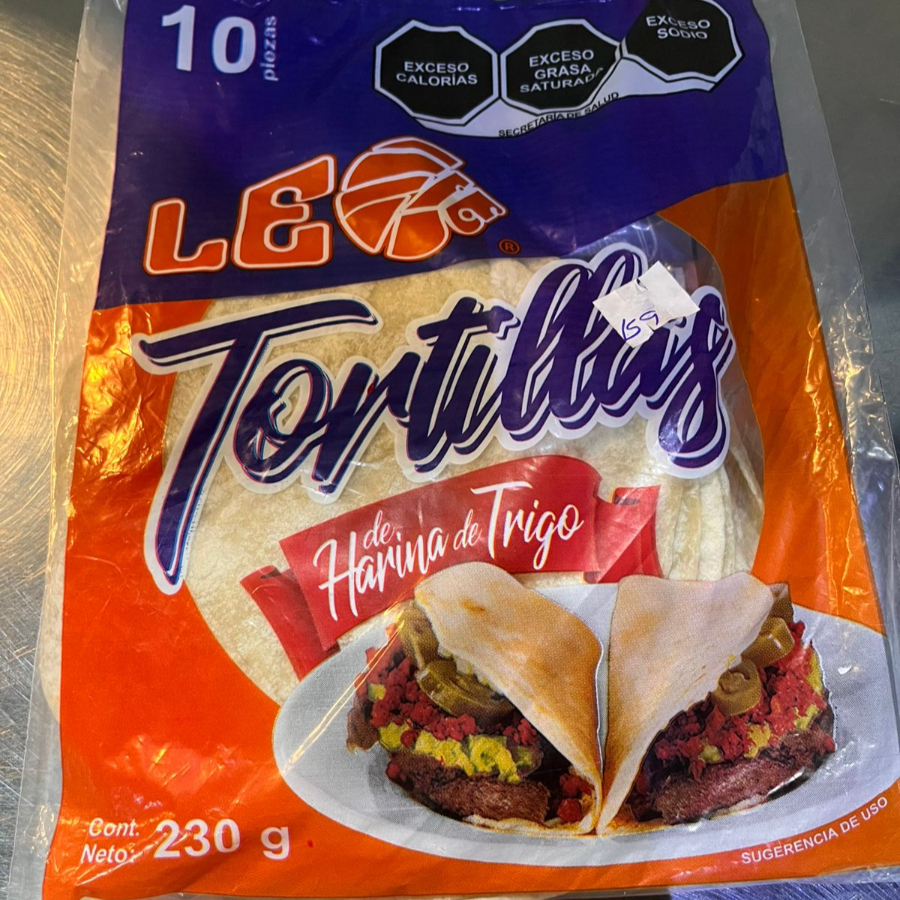 Tortilla De Harina C/10 Pzas