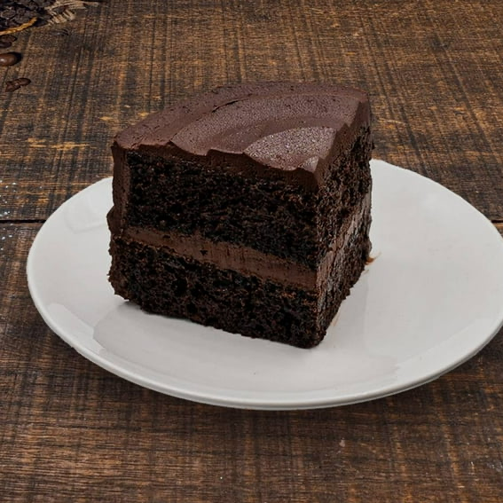 Rebanada Pastel de Chocolate Estilo Bruce