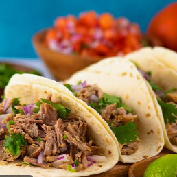 4 Tacos de Carnitas