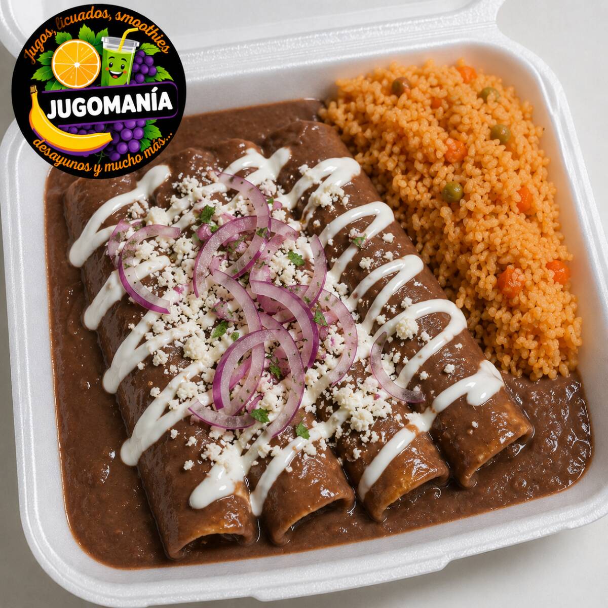 Enfrijoladas de Pollo