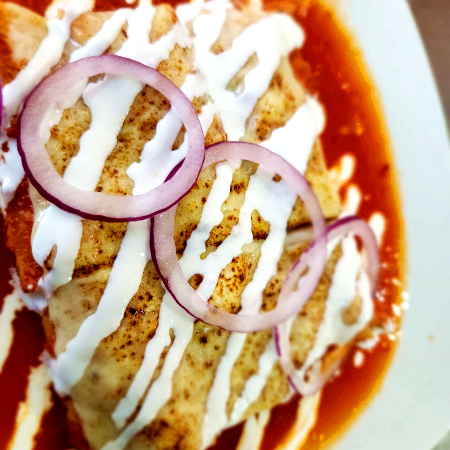 Enchiladas Suizas Rojas