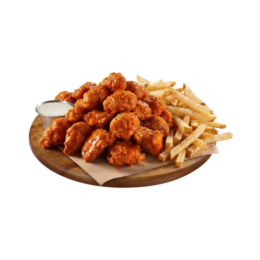 28 Bonelesss +Papas