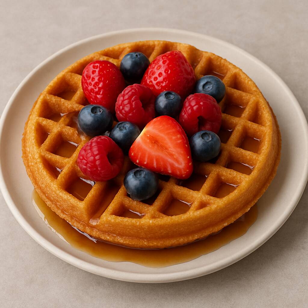 Waffle Frutos Rojos