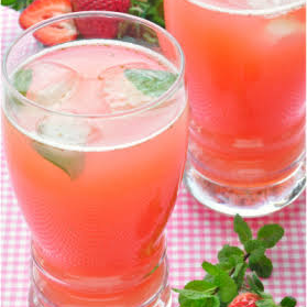 Medio Litro de Agua Fresa