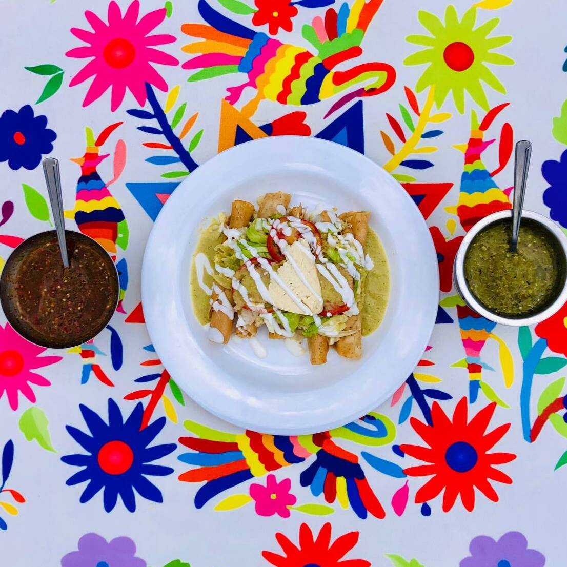 Flautas con Milanesa