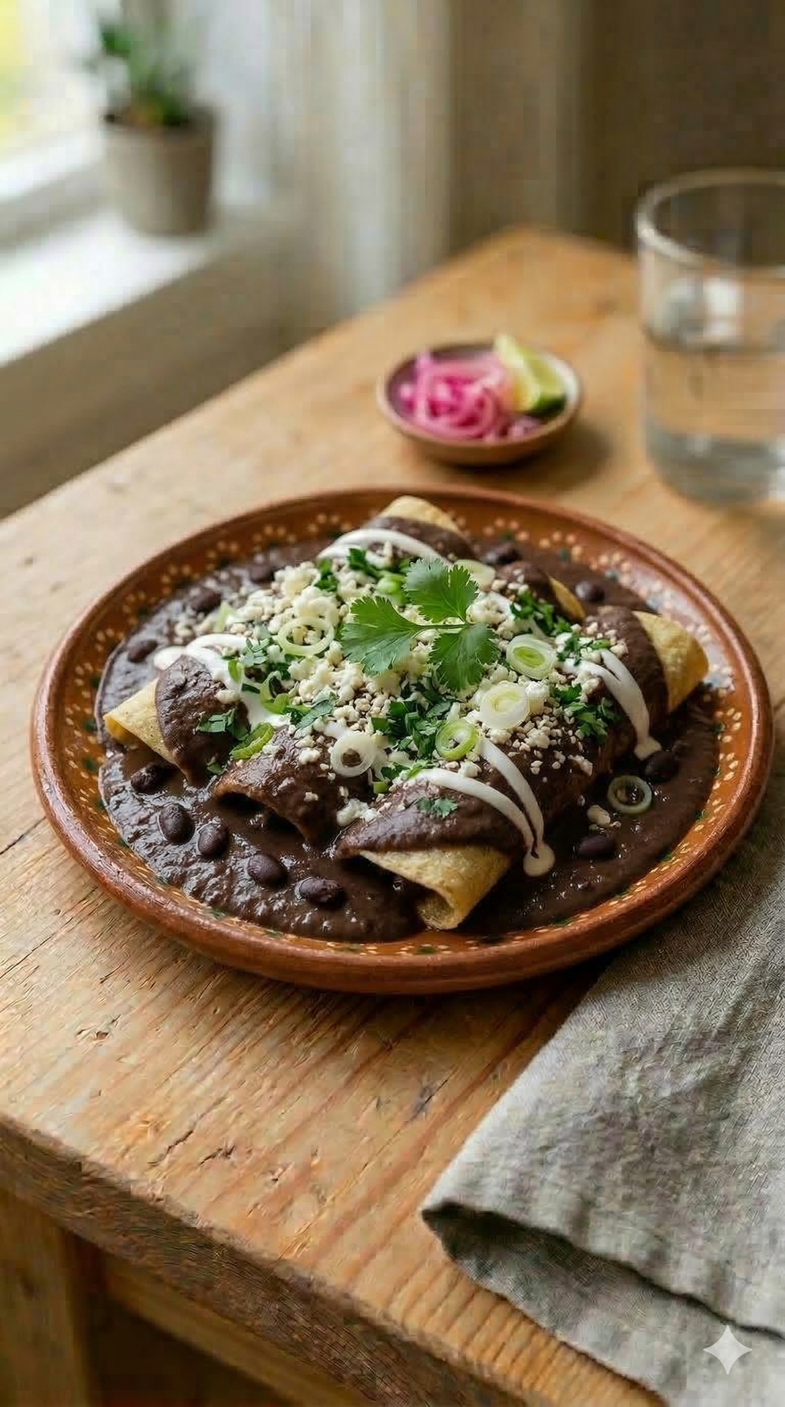 Enfrijoladas