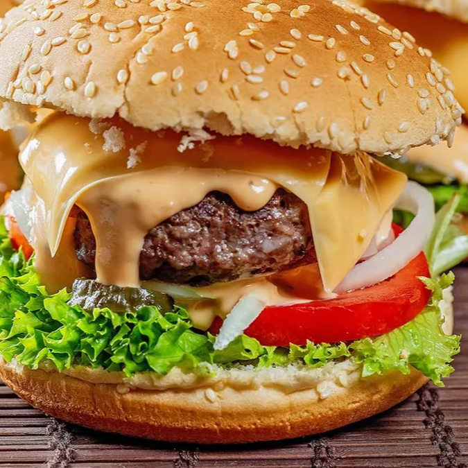 Hamburguesa Sencilla con Blue Cheese