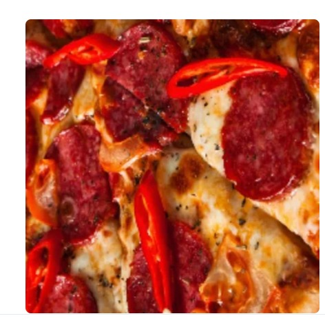 Pizza Salami, Tomates Frescos y Champiñon30 Cm
