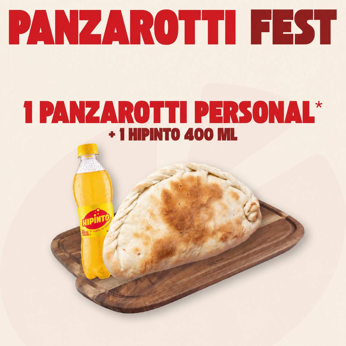 1 PANZAROTTI + PET400 ML