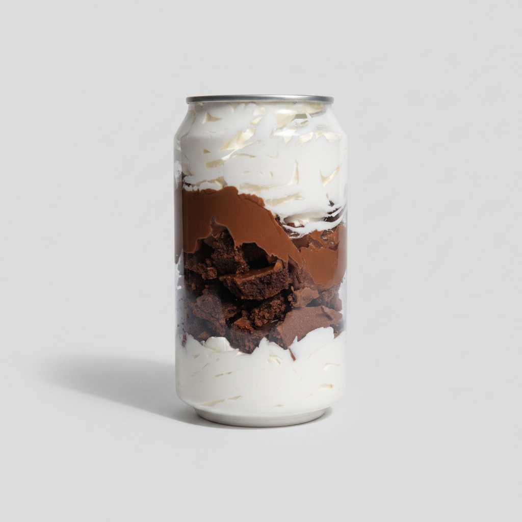 Delicioso mousse de ninho + pedacinhos de brownies e a extravagancia da pura nutella . 1 latinha de 300 grs